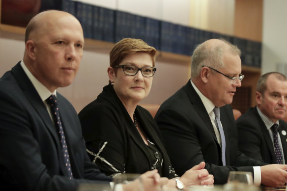  Defence Minister Peter Dutton and Foreign Minister Marise Payne will travel to Washington later this month.