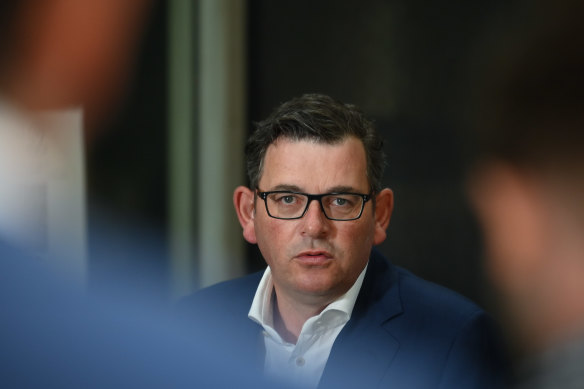 Premier Daniel Andrews refused to answer questions on Tuesday about Mr Somyurek’s motion. 