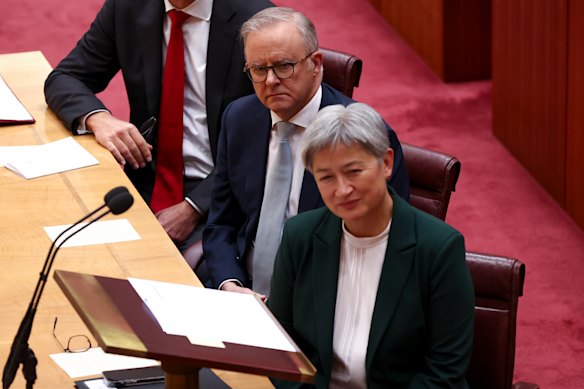Prime Minister Anthony Albanese and Minister for Foreign Affairs Penny Wong.