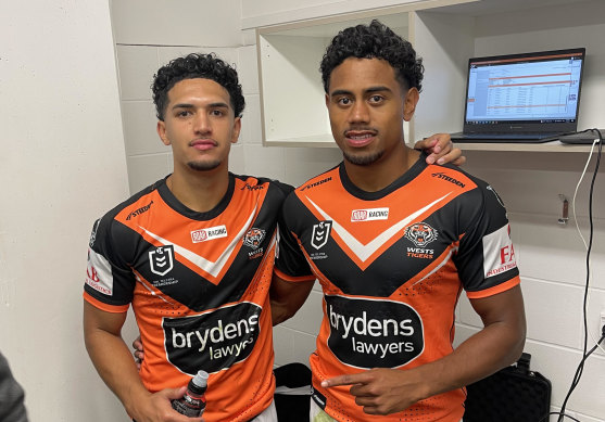 Wests Tigers cubs: Trey Peni and Jahream Bula