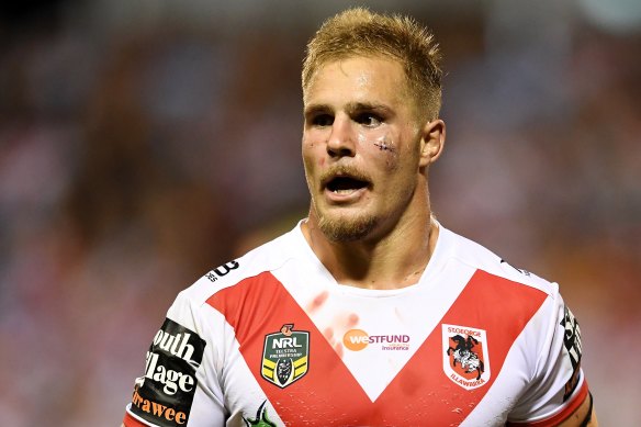 Jack de Belin has not played for the Dragons since 2018.