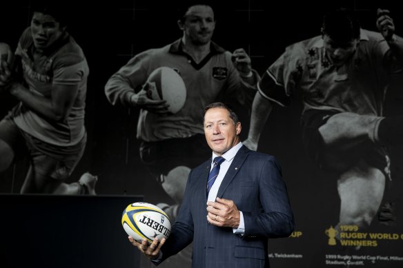 Rugby World Cup Bid Executive Director Phil Kearns.