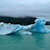 Seen is one of the bright blue icebergs we passed on the way to the glacier.