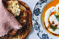 Julia Busuttil Nishimura’s Turkish-style flatbread.