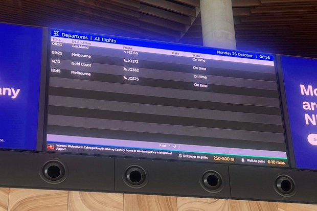 Western Sydney International Airport’s first international flight takes off on Monday to New Zealand.