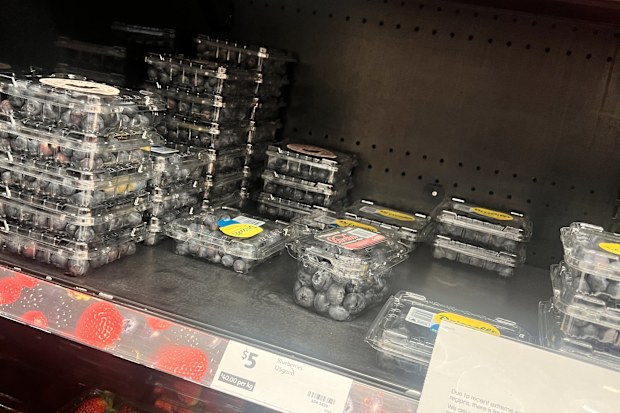 blueberries out of season and expensive strawberries raspberries better