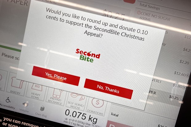 coles charity request