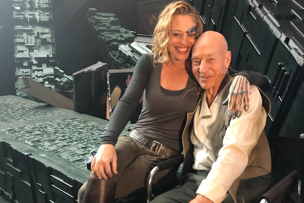 Actress Jeri Ryan shared a tribute to Sir Patrick Stewart after news of his death broke.