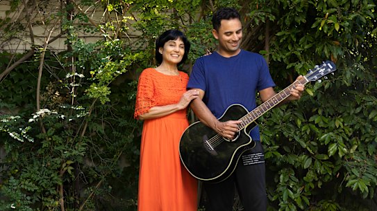 Professor Minoti Apte and her son Tushar: “Now that he has been able to make his way, everybody is very proud of him.”