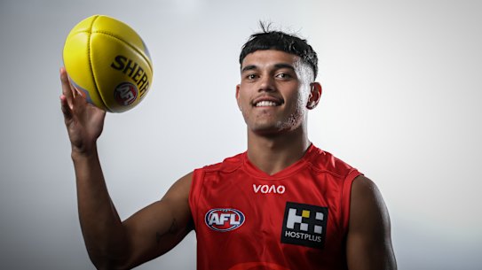 Dylan Patterson began his career with the Gold Coast Suns.