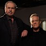 Actors Alan Fletcher and Stefan Dennis on the set of Neighbours in the final days of filming.