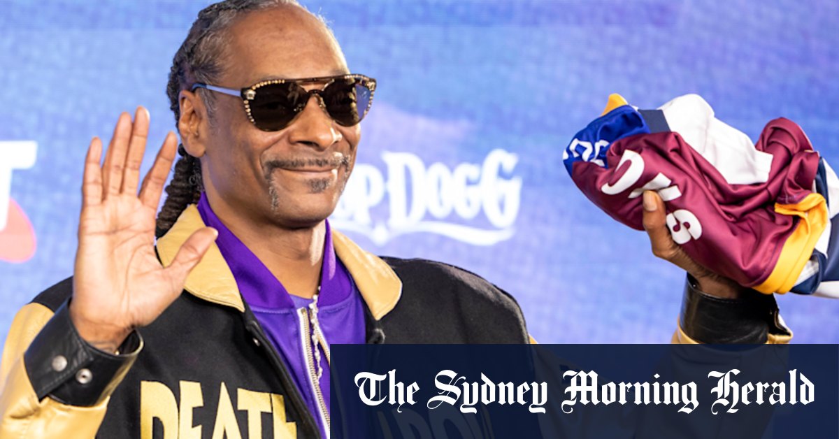 ‘Loving this sport’: Snoop Dogg promises to deliver the goods at the AFL grand final