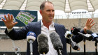 Former Test batsman and MinRes director Justin Langer at Perth Stadium on November 6.