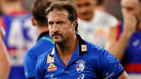 Western Bulldogs coach Luke Beveridge.