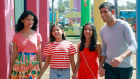 Prime Minister Rishi Sunak, his wife Akshata Murty and his daughters on holiday in Santa Monica.