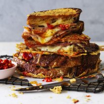 ***EMBARGOED FOR GOOD WEEKEND, NOVEMBER 6/21 ISSUE***
Neil Perry recipe : Cracking Ham and Cheese Toastie
Photograph byÂ WilliamÂ Meppem (photographer on contract, no restrictions)