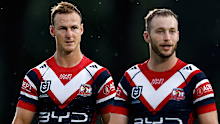 Daly Cherry-Evans and Sam Walker at the Roosters.