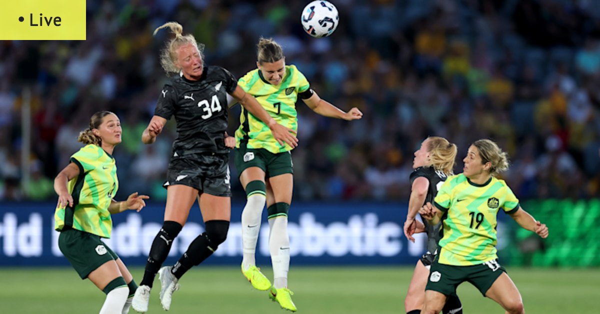 Matildas vs New Zealand LIVE: Sam Kerr substituted for second half as Matildas hold on to 1-0 lead