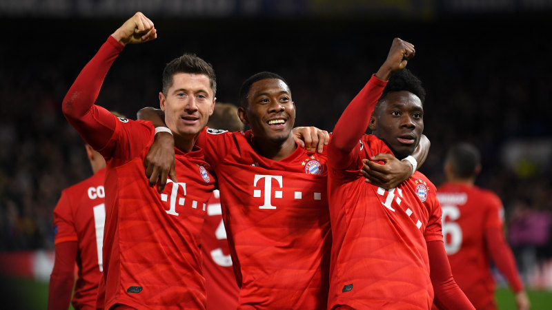 Champions League 2020 Bayern Munich Romp Past Chelsea Napoli And Barcelona Draw