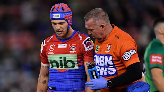 The Knights star cut short his season because of concussion.