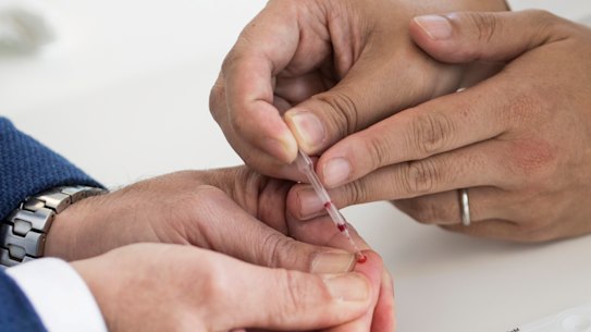 The government's fingerprick tests have been found not to work well enough.