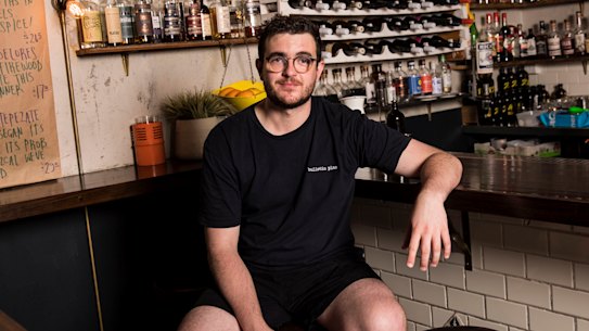 Bar manager Evan Stroeve of Bulletin Place in Circular Quay. 