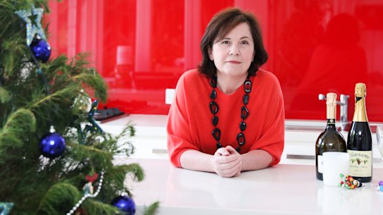 Dr Martine Walker at her home in Hunters Hill. She cancelled their Christmas drinks due to a recent COVID-19 surge in cases.  