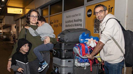 Israeli-born Australians Shani Sharabani and her husband Jack Sharabani.