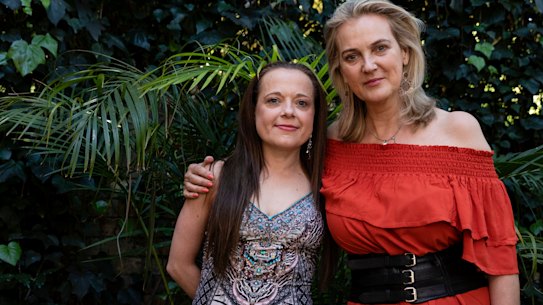 Connie Severino wishes her and Karen Carey (right) had met 20 years ago.