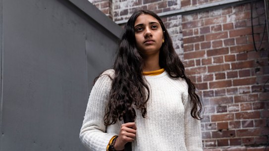 High-achieving student Manjot Kaur has started handing in assessments late since learning moved online.