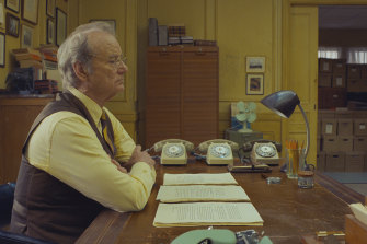 Bill Murray plays editor Arthur Howitzer jnr in The French Dispatch.