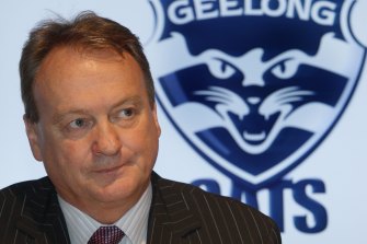 Outgoing Geelong CEO Brian Cook.
