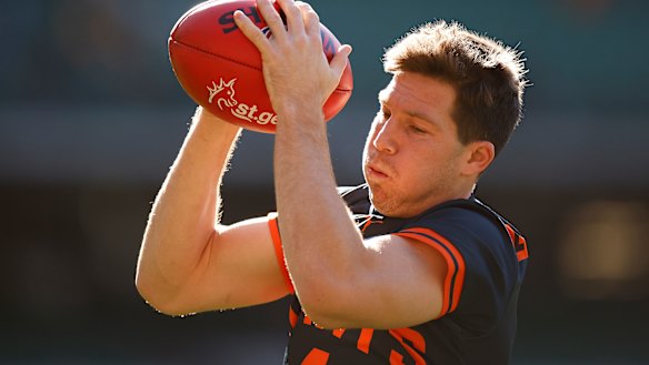 GWS star Toby Green was one of 15 Giants and Swans players ruled out of the Sydney derby.