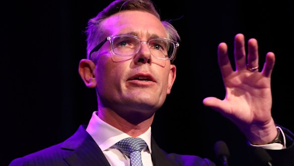 Tight-lipped: NSW Premier Dominic Perrottet.