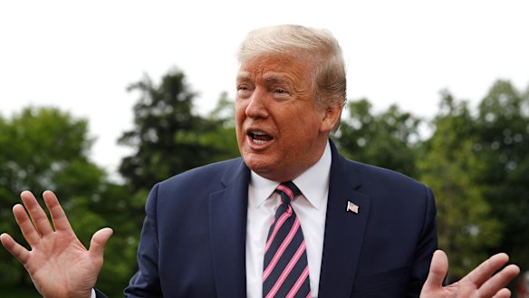 "It's time to go back to work," says Donald Trump.