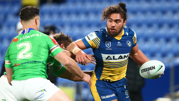 Parramatta’s Isaiah Papali’i was one Polynesian player who agreed to appear in the ad.