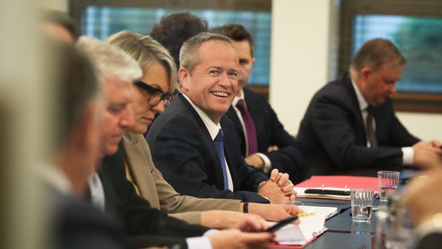 Opposition Leader Bill Shorten reached the new position with his shadow cabinet. 