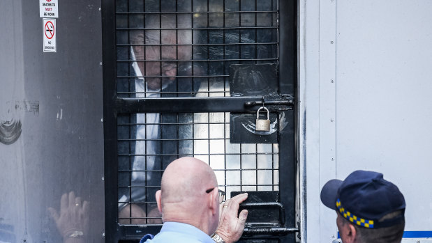 Behind bars: Ron Medich. 