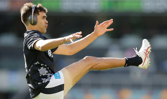 Carlton’s restricted free agent Jack Martin is yet to play in 2024 because of injuries.