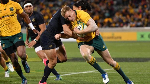 Reece Hodge is expected to start at outside centre in the Bledisloe Cup opener on August 18. 