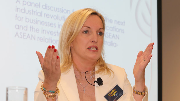 "We're just a bit cautious": Australia Post CEO Christine Holgate.