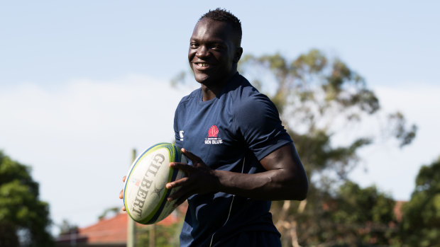 South Sudanese refugee Yool Yool is a booming rugby talent.