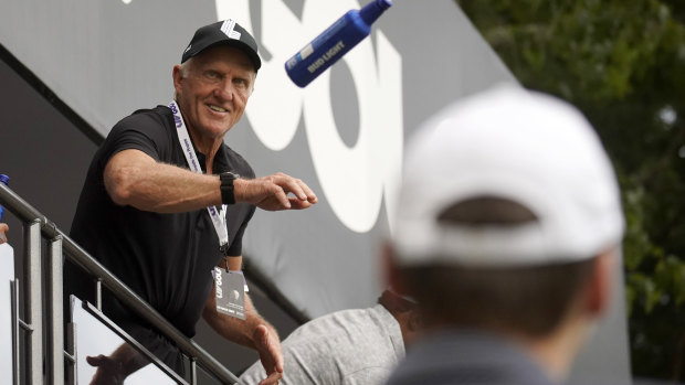 LIV Golf chief executive Greg Norman.