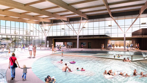 As well as the eight-lane lap pool, the leisure pool will be more than 200 square metes in size and include a toddlers pool.
