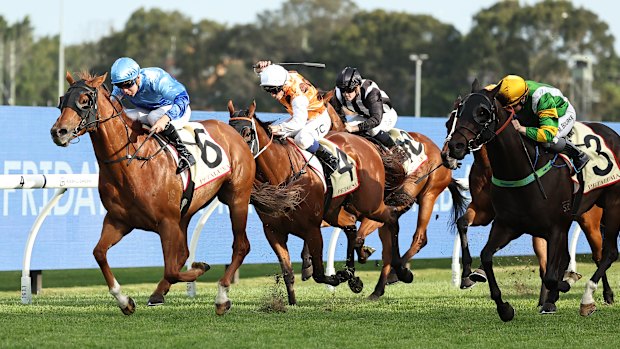 Fire Star wins at Rosehill in November, one of four straight victories last preparation.