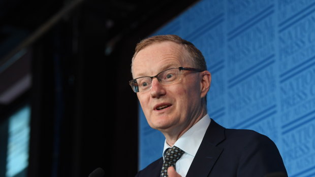 RBA governor Philip Lowe: the bank says employment is unlikely to grow faster than population growth. 