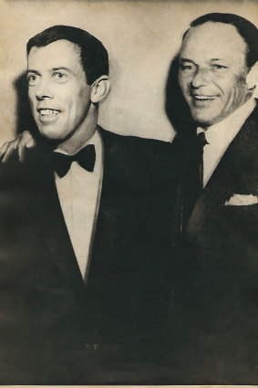 "Sir" Wayne with Ol' Blue Eyes Sinatra.