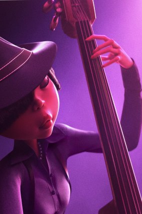 In Pixar’s movie Soul, the body of double bass player, Miho, is modelled on Linda May Han Oh who also plays the music.