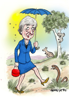 Theresa May is coming to Australia.