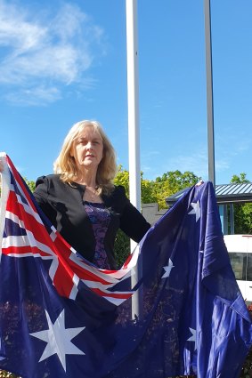 Calamvale Ward councillor Angela Owen outside her office in Calamvale.
